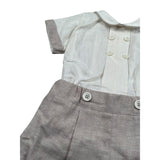 Pure Firenze Completo 2 Pezzi Camicia-Bermuda Beige per Neonato PC03308 BEIGE PURE FIRENZE 