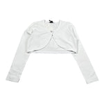 Monnalisa Coprispalle Tinta Unita per Bambina 171800 BIANCO MONNALISA 