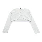 Monnalisa Coprispalle Tinta Unita per Bambina 171800 BIANCO MONNALISA 