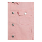 Levi'S Giubbino In Denim tinta unita Rosa per Bambina 4EH045 ROSA LEVI'S 