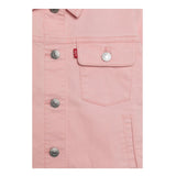 Levi'S Giubbino In Denim tinta unita Rosa per Bambina 4EH045 ROSA LEVI'S 
