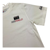 SAINT BARTH t-shirt girocollo tinta unita con stampa Bianco per Bambino FOTOMONELLO BIANCO SAINT BARTH 