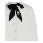 PINKO camicia tinta unita con manica lunga Bianco per Bambina F4PIJGSI090 BIANCO PINKO 