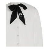 PINKO camicia tinta unita con manica lunga Bianco per Bambina F4PIJGSI090 BIANCO PINKO 