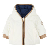 TOMMY HILFIGER giubbino bicolore reversibile Panna/blu per Neonato T60226 PANNA/BLU TOMMY HILFIGER 