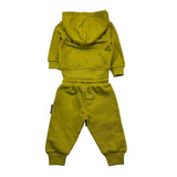 JOHN RICHMOND completo 2pz tinta unita felpa-pantalone Verde acido per Neonato RIA25007CF VERDE ACIDO JOHN RICHMOND 