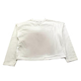 REFRIGIWEAR shirt girocollo tinta unita modello crop Panna per Bambina RWG150 PANNA REFRIGIWEAR 