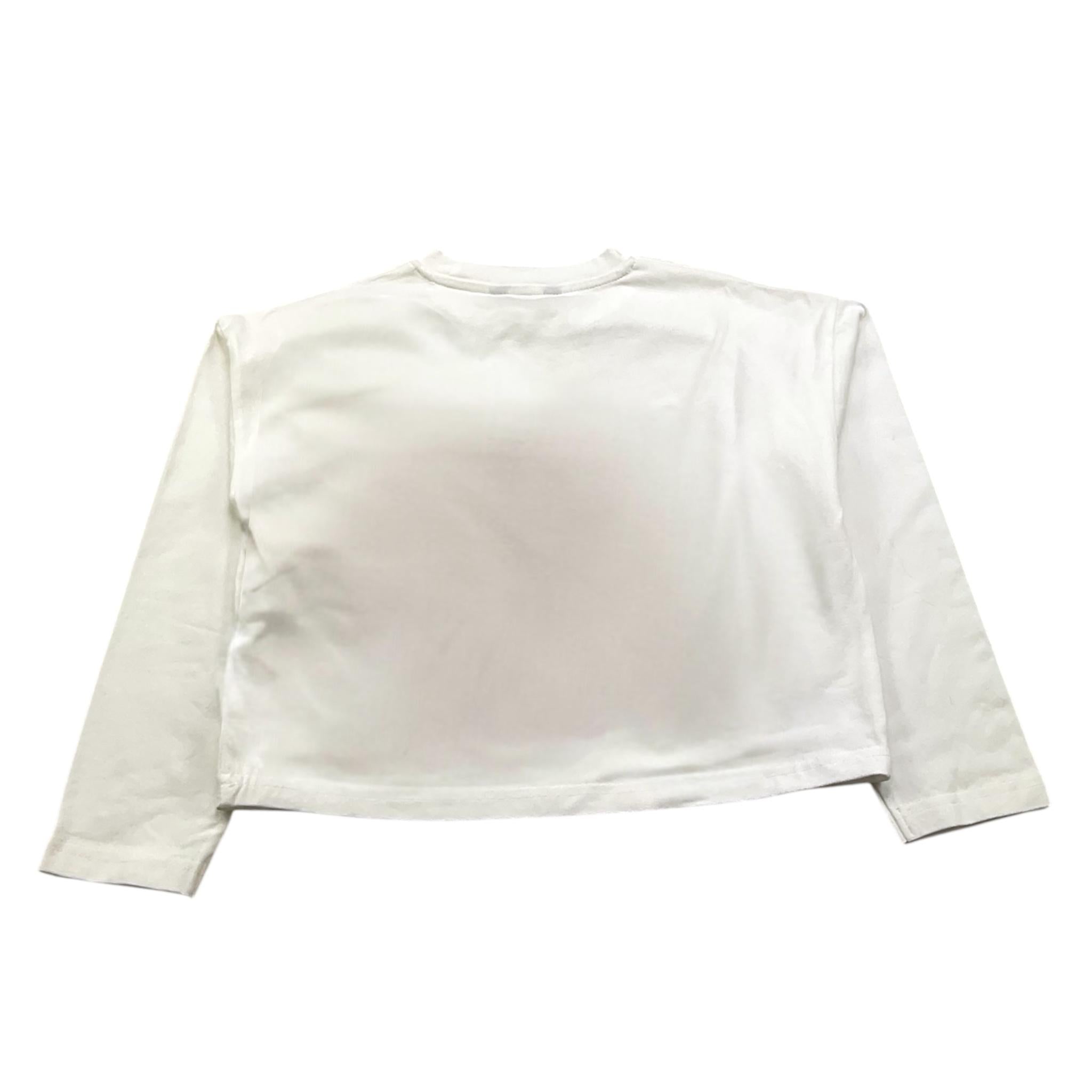 REFRIGIWEAR shirt girocollo tinta unita modello crop Panna per Bambina RWG150 PANNA REFRIGIWEAR 