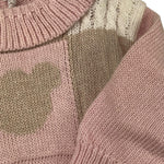 LE BEBE' tutina tinta unita con stampa Rosa per Neonata LBG5932 ROSA LE BEBE' 