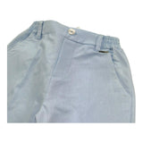 Le Bebe' Pantalone Tinta Unita con Elastico In Vita per Neonato LBB5351 AZZURRO LE BEBE' 