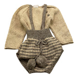 PAZ RODRIGUEZ completo 2 pezzi maglia-pagliaccetto Beige per Neonato 003131813 BEIGE PAZ RODRIGUEZ 