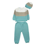 Juliana Completo 3 Pezzi T-Shirt-Culotte-Babbucce Multicolor per Neonato 25067X MULTICOLOR JULIANA 