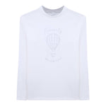 ELEVENTY shirt girocollo tinta unita con stampa Bianco per Bambino EV8P20 BIANCO ELEVENTY 