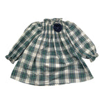 PICCOLA LUDO abito tinta unita con fantasia quadri Bianco per Neonata BS9WB034N BIANCO PICCOLA LUDO 