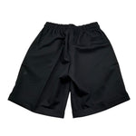Make Bermuda Tinta Unita con Elastico In Vita per Bambino MK2446 NERO MAKE 
