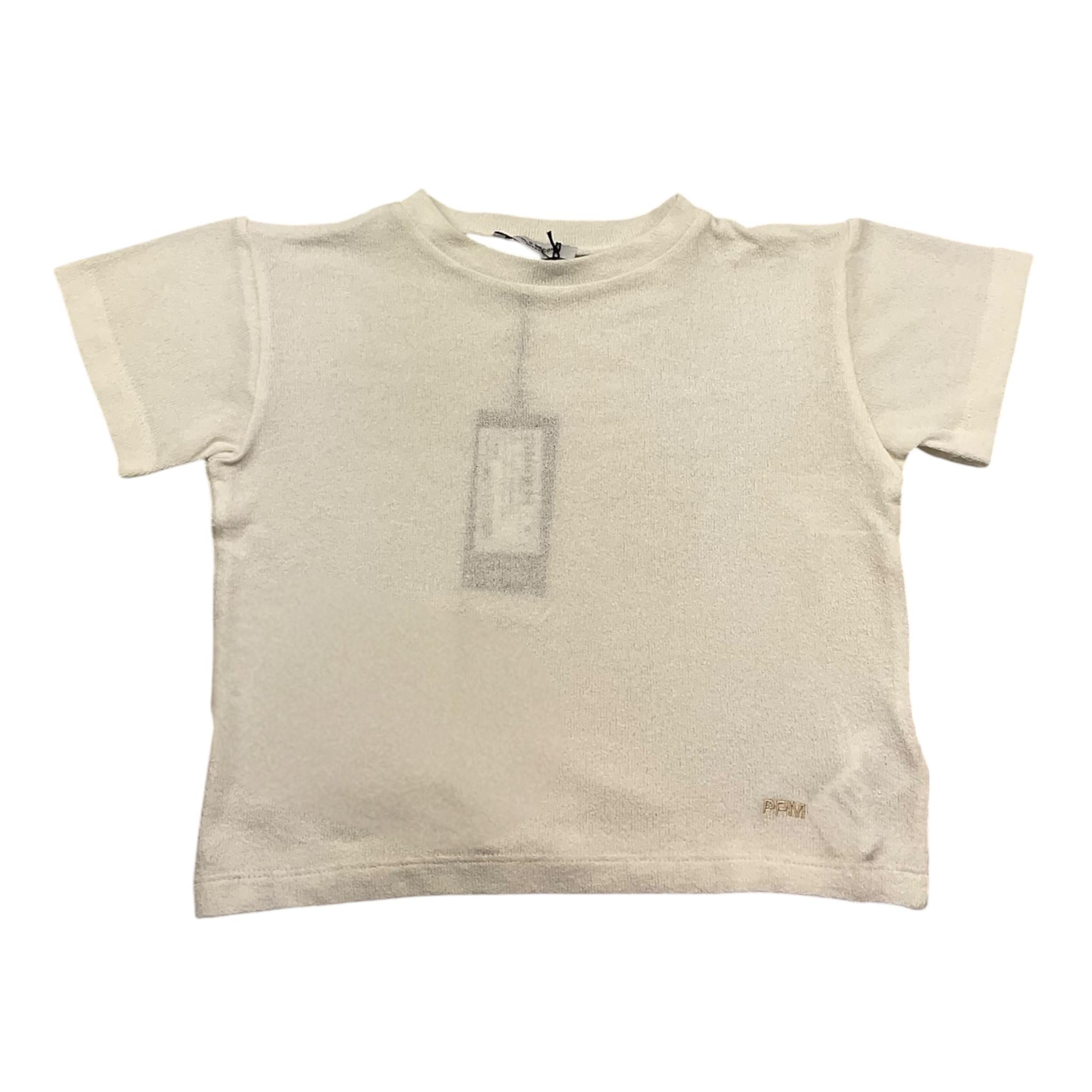 Paolo Pecora T-Shirt Girocollo Tinta Unita per Bambino PP3967 BIANCO PAOLO PECORA 