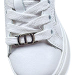 Twinset Sneaker Tinta Unita con Lacci per Bambina 242GCB020 BIANCO TWINSET 