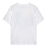 Moschino T-Shirt Girocollo Tinta Unita con Stampa per Bambino HOM050 BIANCO MOSCHINO 