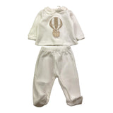 NANAN completo 2pz maglia-ghettina Bianco per Neonato I2405003B BIANCO NANAN 