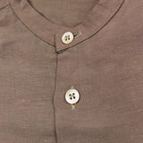 La Stupenderia Camicia Tinta Unita Manica Lunga  per Neonato TJCM75 MARRONE LA STUPENDERIA 