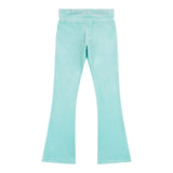 Juicy Couture Pantalone Tinta Unita In Velluto con Brillanini per Bambina JBX6501 AZZURRO JUICY COUTURE 