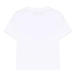 Dsquared2 T-Shirt Girocollo Tinta Unita con Stampa per Neonato DQ2854 BIANCO DSQUARED2 