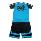Yours Completo T-Shirt-Bermuda Azzurro Per Bambino