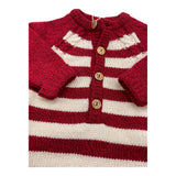 WEDOBLE tutina manica lunga fantasia a righe Rosso per Neonato I2410346 ROSSO WEDOBLE 