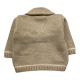 LA STUPENDERIA cardigan tinta unita con colletto Beige per Neonato VCGH01 BEIGE LA STUPENDERIA 