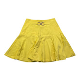 J'Aime' Gonna Tinta Unita Con Elastico In Vita Giallo Per Bambina