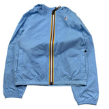 K-Way Giubbino Tinta Unita con Cappuccio per Bambino K61336WXX AZZURRO K-WAY 