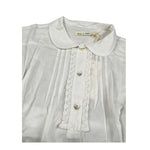 Zhoe & Tobiah Abito Giromanica Tinta Unita per Bambina RTT7FJ BIANCO ZHOE & TOBIAH 