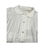 Zhoe & Tobiah Abito Giromanica Tinta Unita per Bambina RTT7FJ BIANCO ZHOE & TOBIAH 