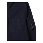 C.P. Company Giubbino In Denim Tinta Unita con Bottoni per Bambino CUA000L BLU C.P. COMPANY 