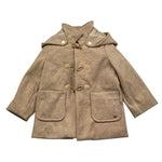 PAZ RODRIGUEZ cappotto tinta unita con cappuccio  Beige per Bambino 012151004J BEIGE PAZ RODRIGUEZ 