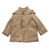 PAZ RODRIGUEZ cappotto tinta unita con cappuccio  Beige per Bambino 012151004J BEIGE PAZ RODRIGUEZ 