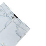 John Richmond Short In Denim Tinta Unita con Logo per Bambina RIP25031SHJXX AZZURRO JOHN RICHMOND 