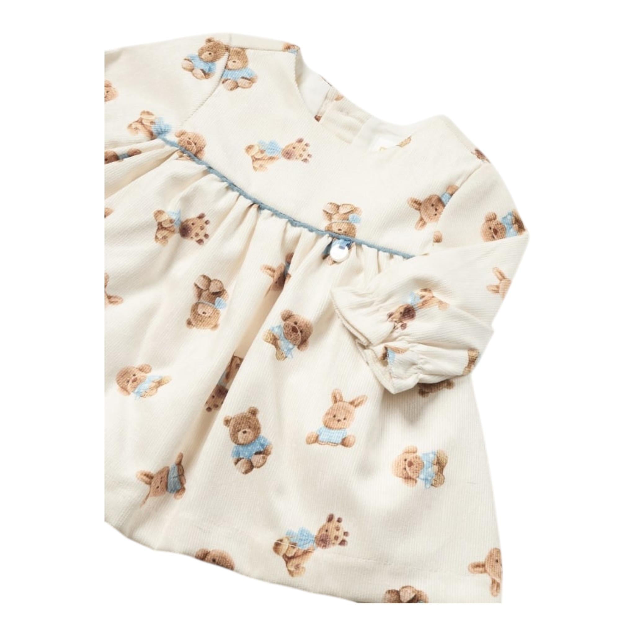 MAYORAL abito tinta unita con stampa  Beige per Neonata 2810X BEIGE MAYORAL 