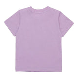 Diesel T-Shirt Girocollo tinta unita con Stampa Lilla per Bambina K00635JX LILLA DIESEL 