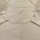 TEDDY E MINOU tutina tinta unita con stampa Bianco per Neonato I23TU010M7015 BIANCO TEDDY E MINOU 