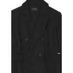 John Richmond Giacca Tinta Unita con Bottoni per Bambina RBP25234GC NERO JOHN RICHMOND 