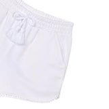 Mayoral Short Tinta Unica con Elastico In Vita per Bambina 607X BIANCO MAYORAL 
