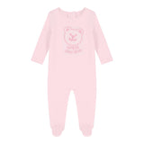 Guess Tutina Tinta Unita con Stampa per Neonata H2YW00KA6W3 ROSA GUESS 