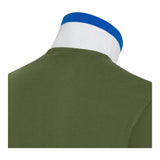 Sun68 Polo Mezza Manica Tinta Unita Con Taschino In Contrasto Verde Per Bambino