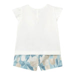 Mayoral Completo 2 Pezzi T-Shirt-Shorts per Neonata 1237 BIANCO MAYORAL 