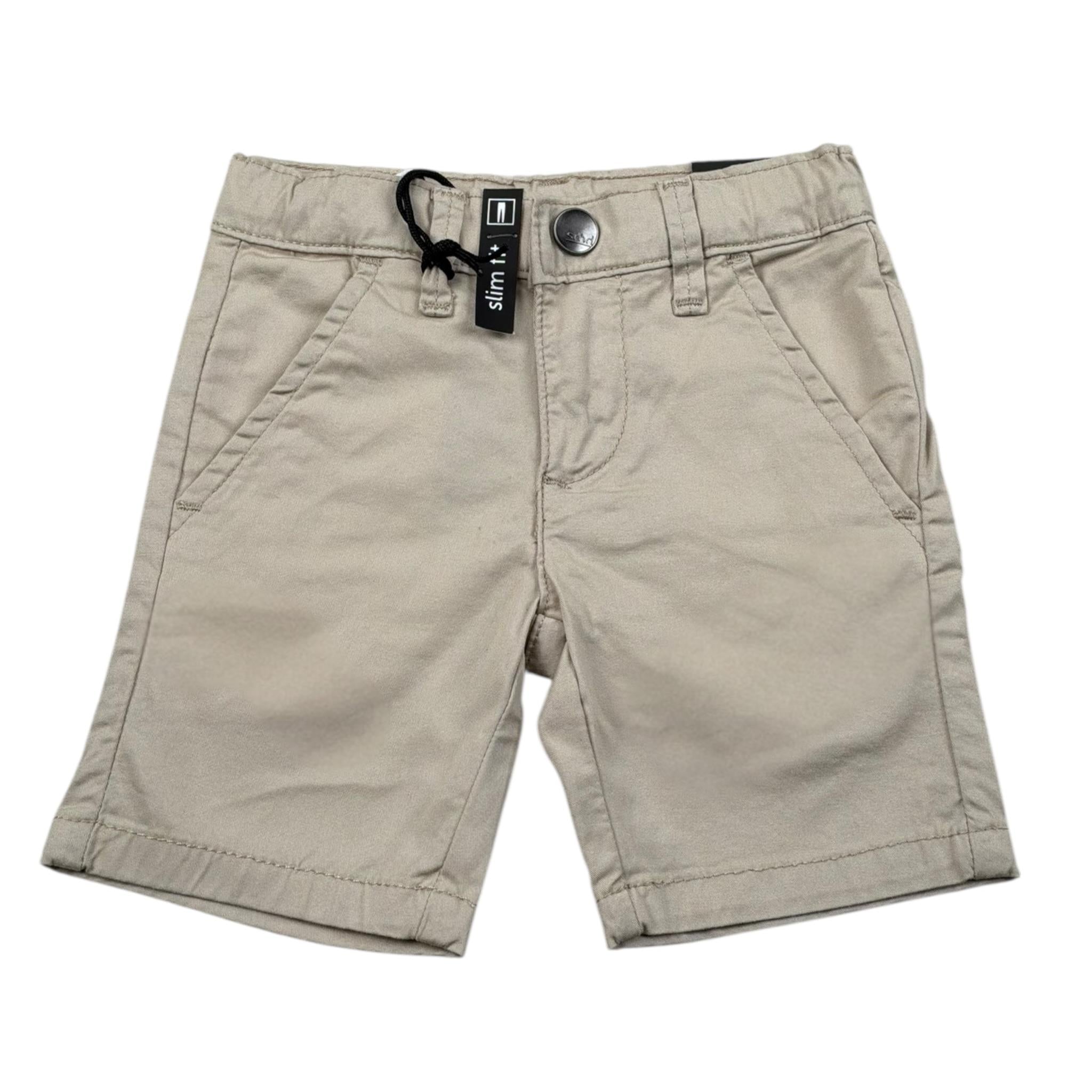 Sarabanda Bermuda Tinta Unita con Girovita Regolabile per Neonato 06458 BEIGE SARABANDA 