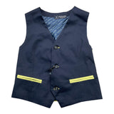 Jeckerson Panciotto Bicolore  Blu/Giallo Per Bambino