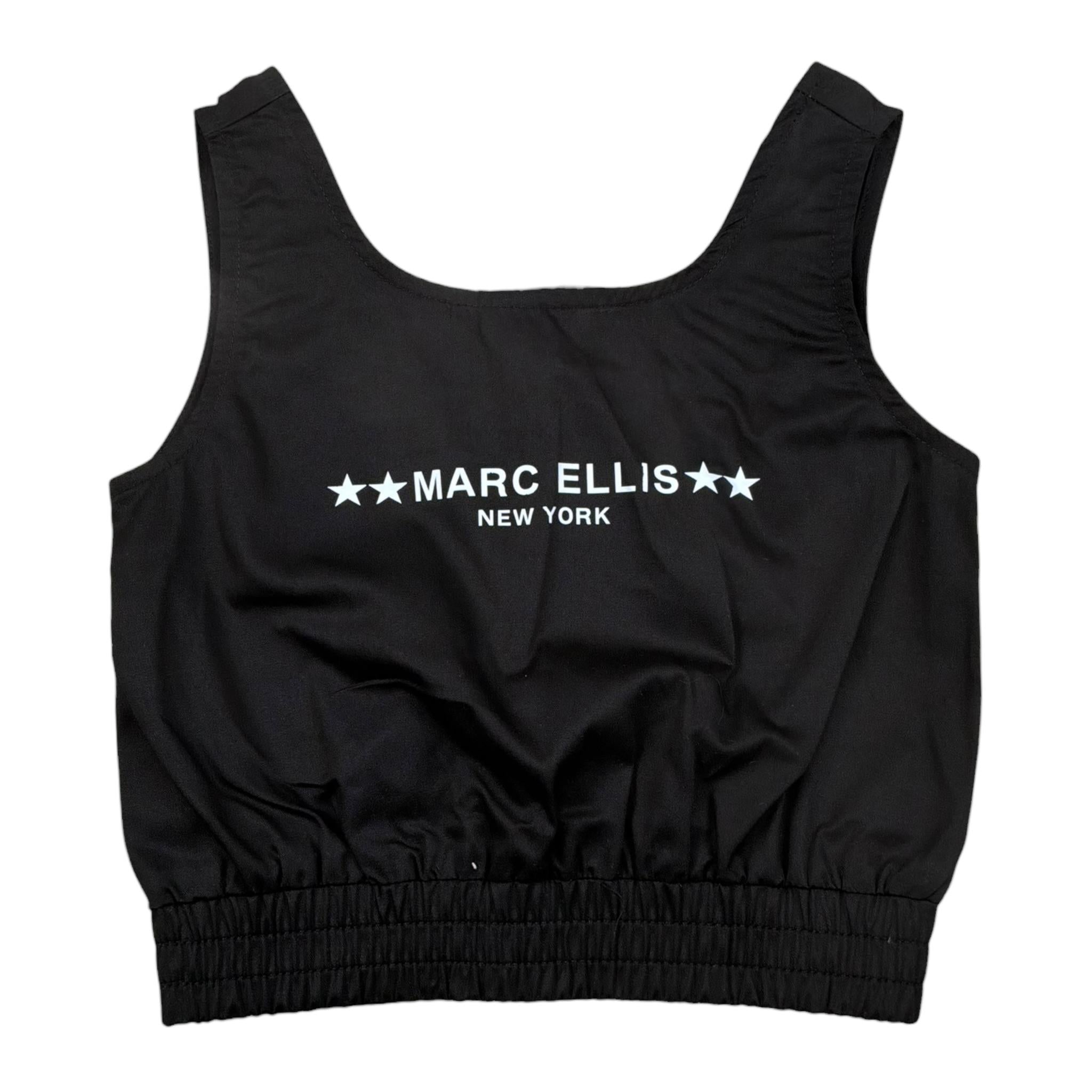 Marc Ellis Top Tinta Unita con Stampa per Bambina JMJTP012400X NERO MARC ELLIS 