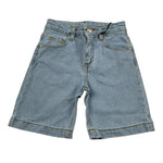 John Richmond Bermuda In Denim Tinta Unita con Logo per Bambino RBP25031BE AZZURRO JOHN RICHMOND 