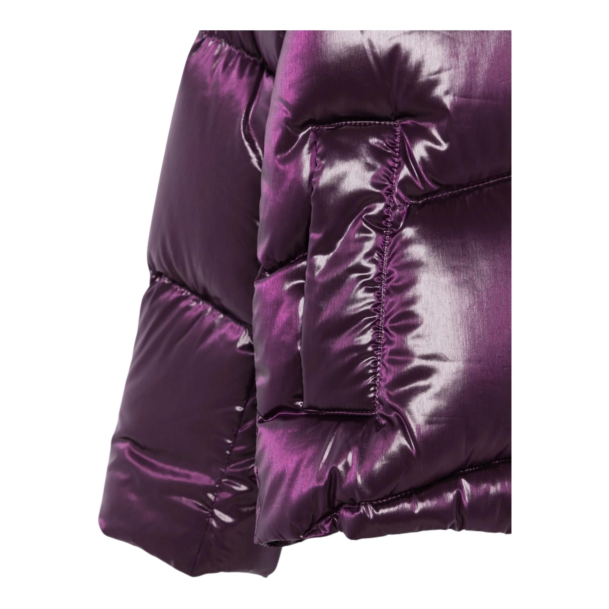 K-WAY giubbino tinta unita cn cappuccio Viola per Bambina K81417W VIOLA K-WAY 